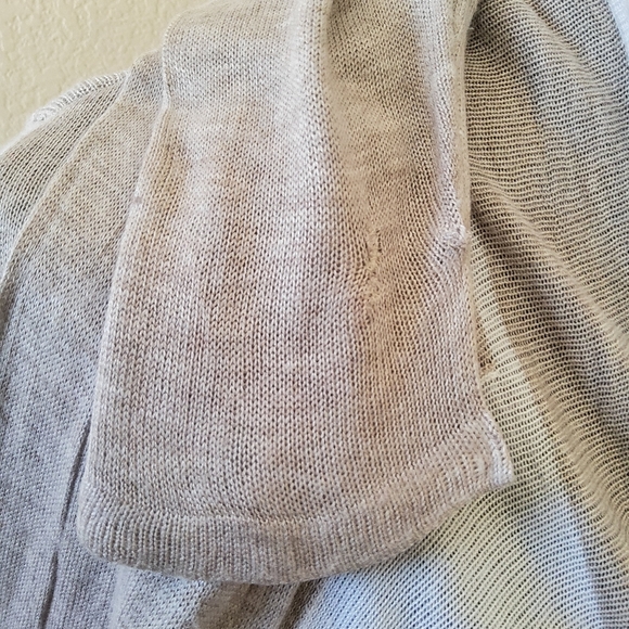 INC International Concepts Open Front Color Block Draped Cardigan S - Picture 5 of 8